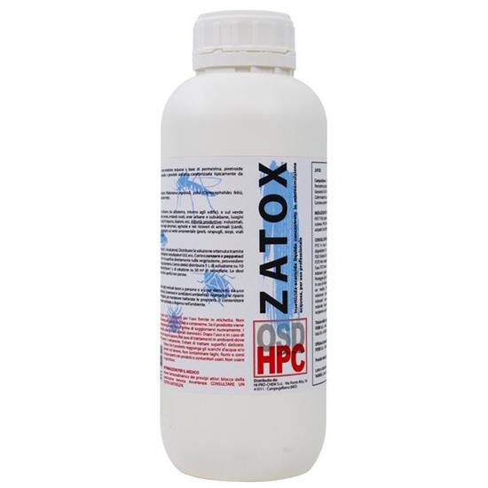 HPR2048 ZATOX Insetticida-acaricida - Flacone 1 L - Osd gruppo Ecotech srl - Allontanamento piccioni,disinfestazione,HACCP, roditori